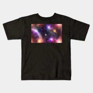 Seamless Stellar Cosmos Texture Patterns IX Kids T-Shirt